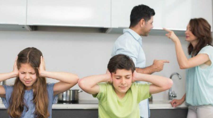 Have you and your spouse ever fought in front of the kids?