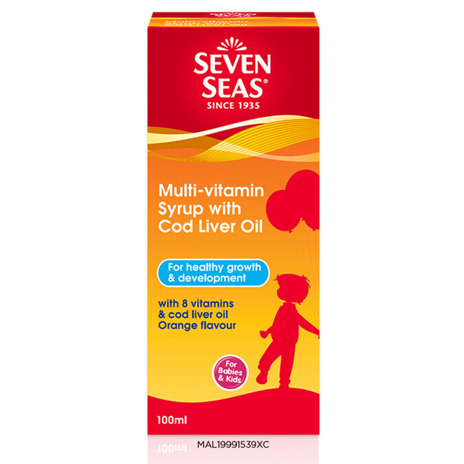 Seven Seas Multivitamin Syrup with Cod Liver Oil