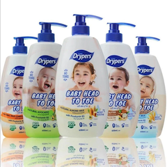 Drypers baby Head To Toe